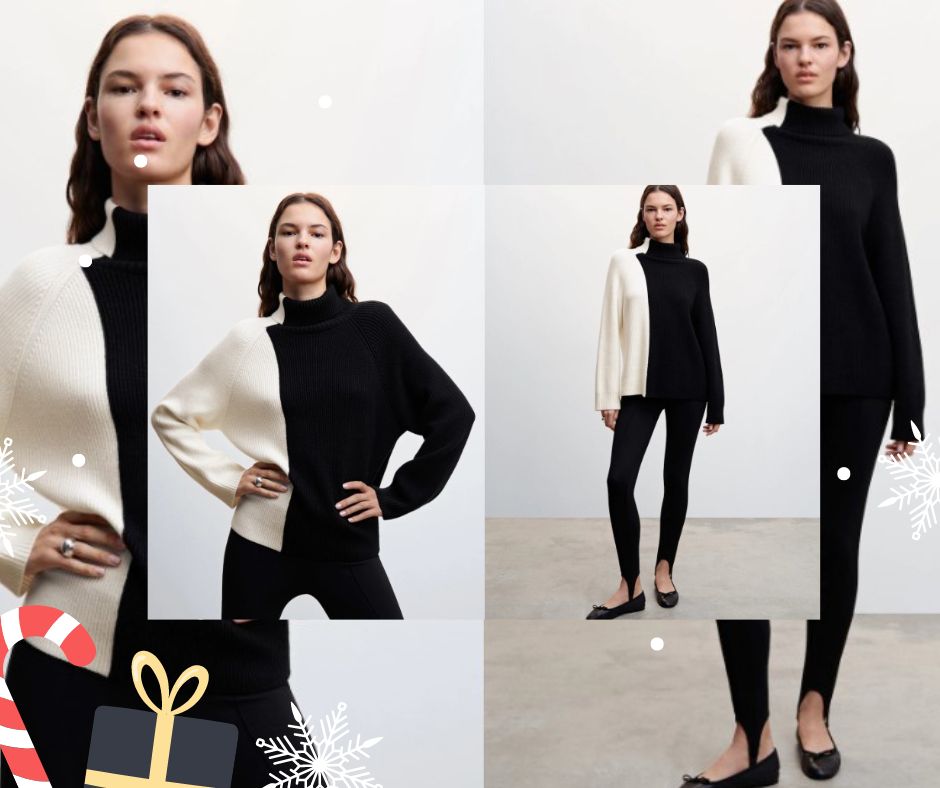 El jersey de Mango por 29,99 euros para lucir esta Navidad