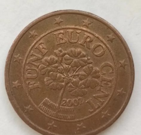 5 céntimos de Austria del año 2002