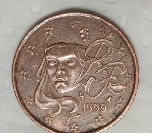 5 céntimos de Francia del año 1999