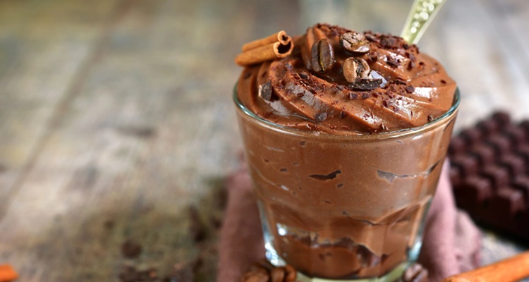 Mousse chocolate postre