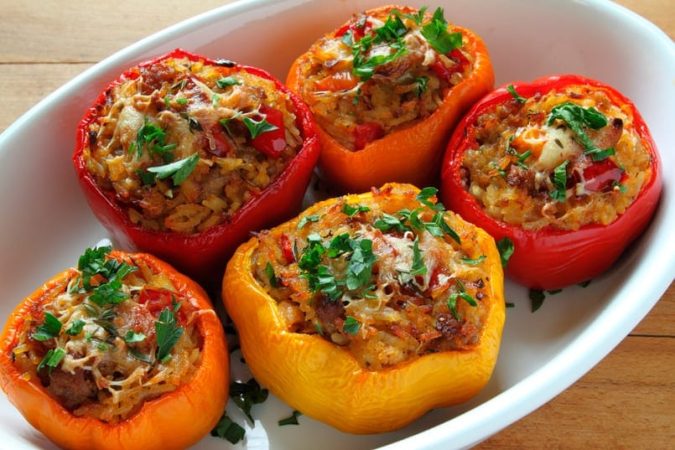 Para que los pimentones aguanten en las recetas al horno