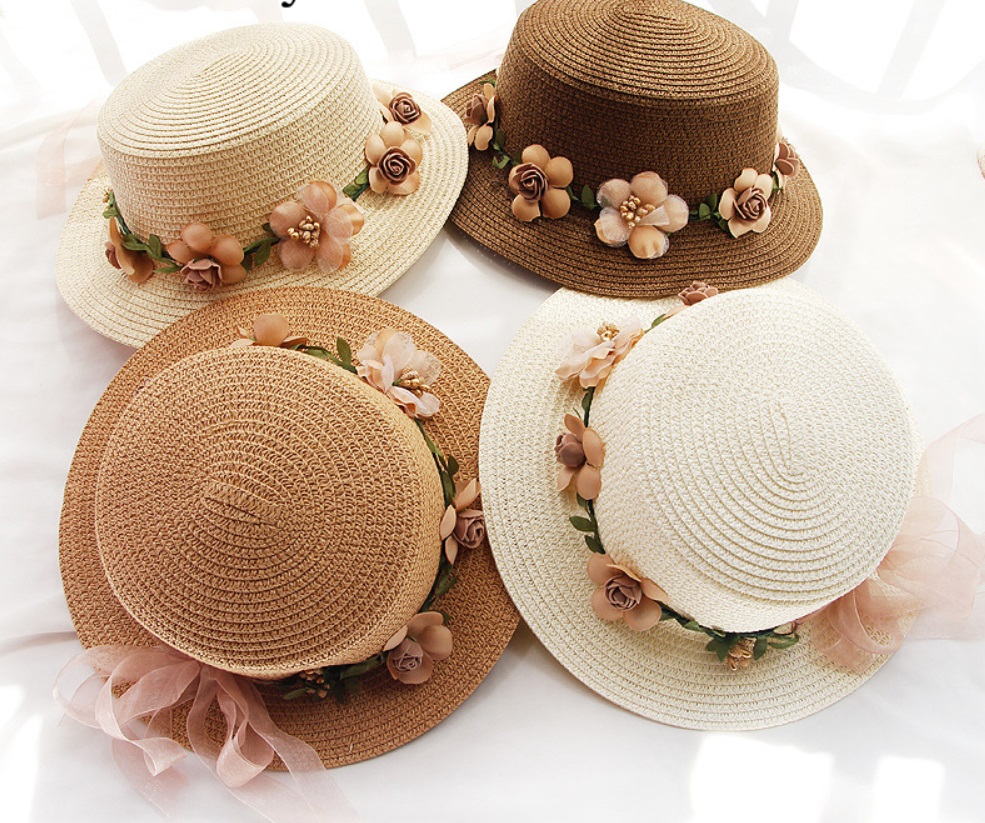 sombreros de flores