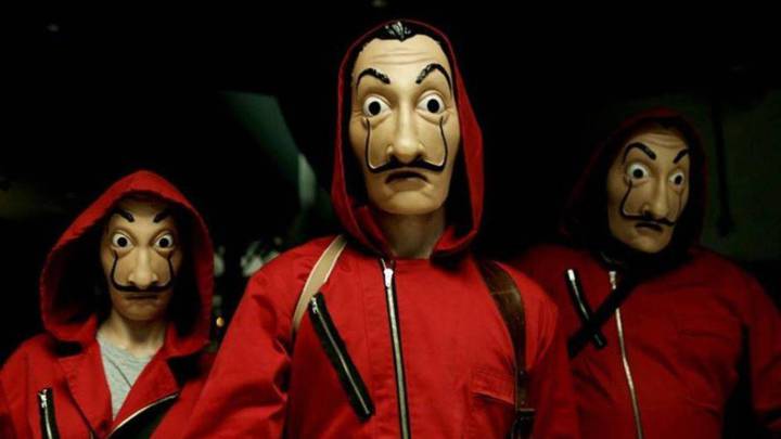 Los protagonistas de La Casa de Papel