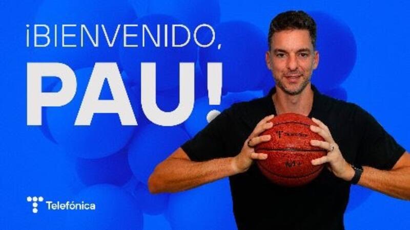 Pau Gasol, nuevo embajador de Telefónica hasta 2025