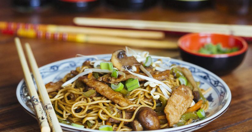 Fideos 'lo mein'