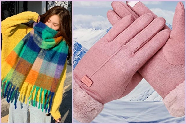 Aliexpress: bufandas y guantes de colores para dar calidez a tu cuerpo y a tus looks