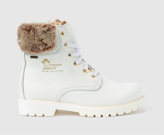 Botas de mujer Panama Jack en blanco con tecnologia Gore tex el corte ingles Merca2.es