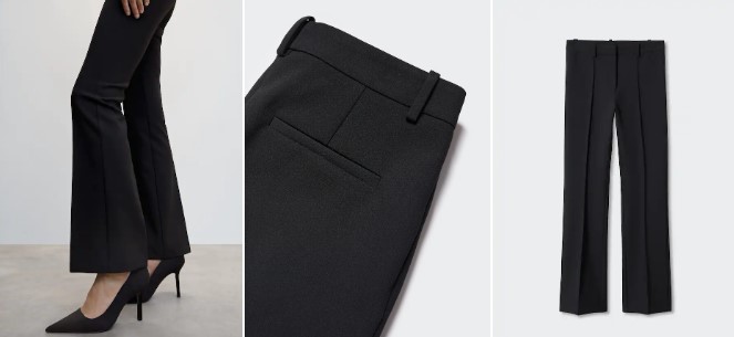 Pantalón recto traje