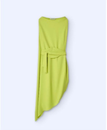 Vestido de tirantes con corte irregular Merca2.es