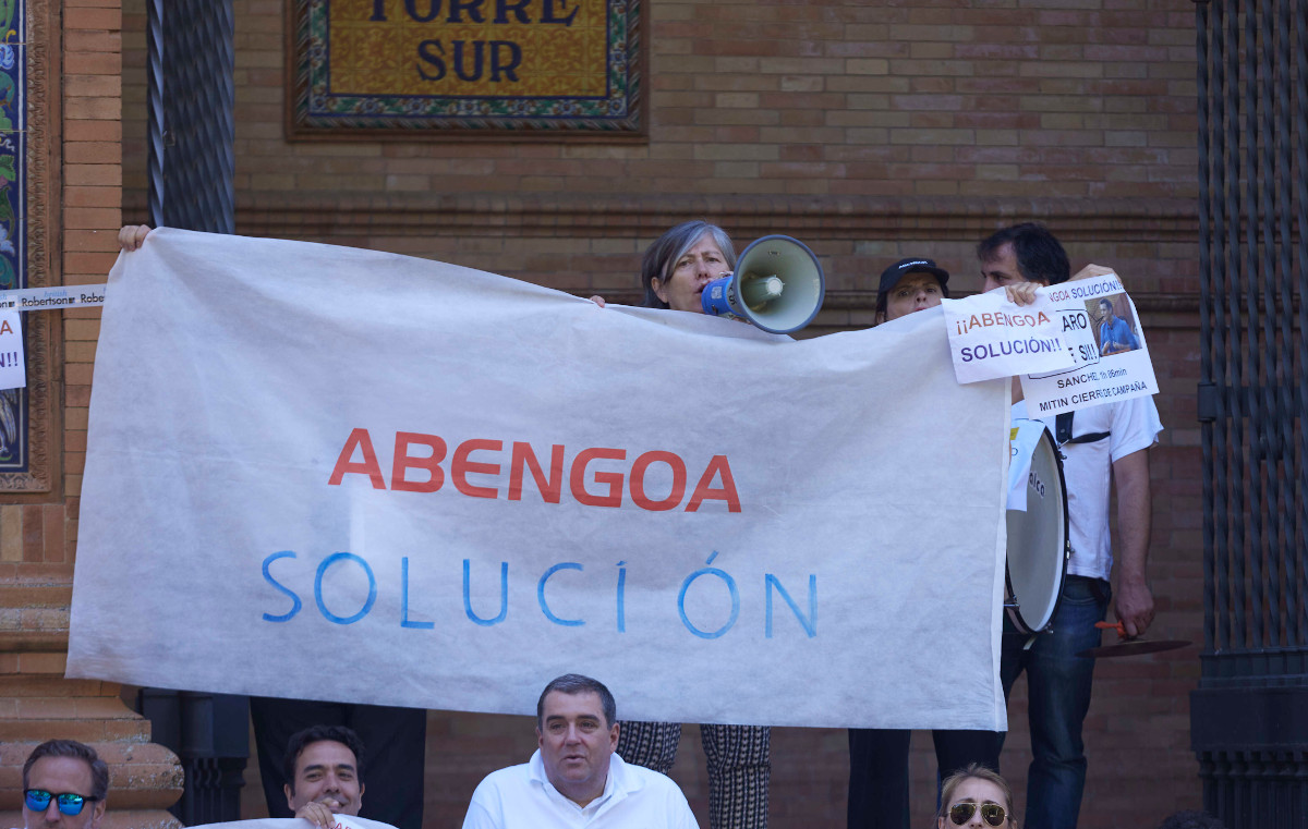 Abengoa afronta 72 horas clave con la huelga indefinida en el Juzgado