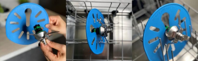 Los accesorios secretos para exprimir tu Thermomix 17 Merca2.es WunderWash® Portacuchilla para lavavajillas