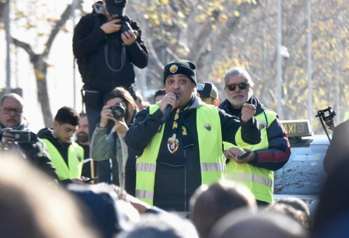 Alberto Álvarez, líder de los taxistas de Barcelona