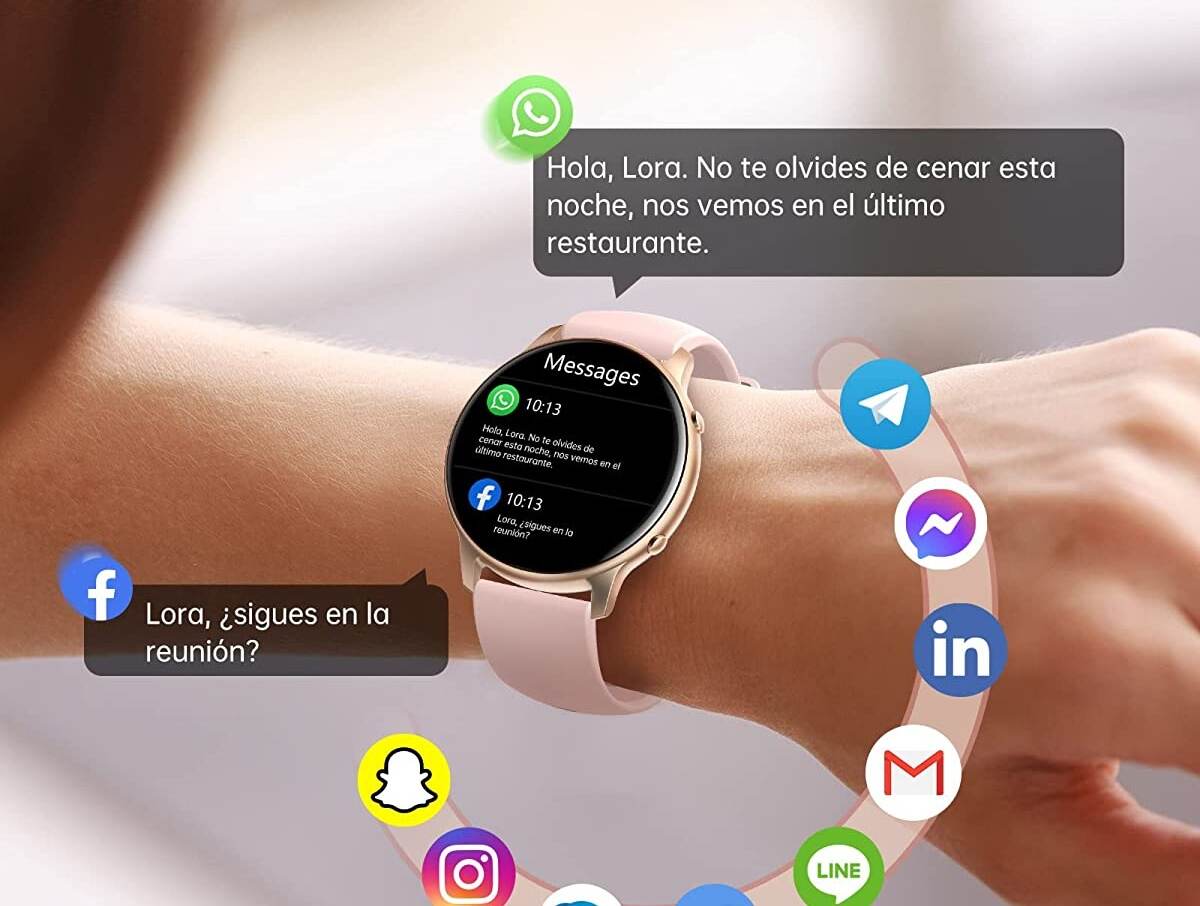 El smartwatch con correa rosa por solo 39,98 euros en Amazon que lucirá mejor que tus pulseras