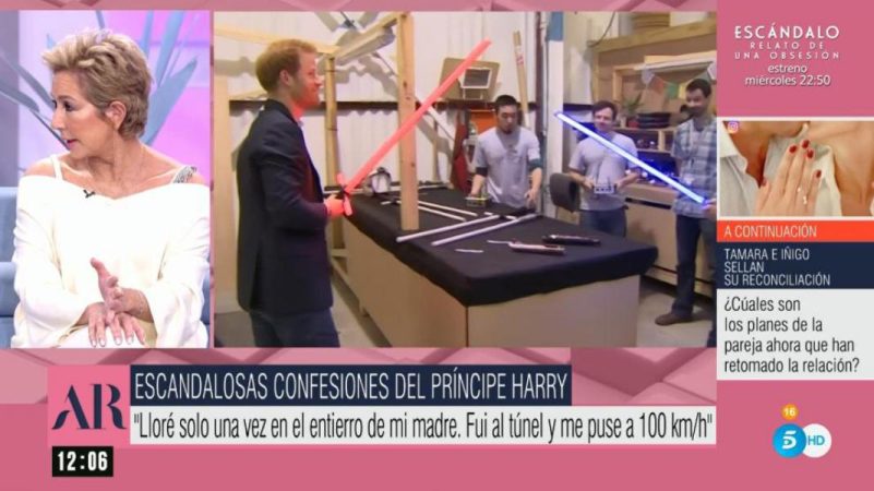 La biografía del príncipe Harry cae mal a Ana Rosa