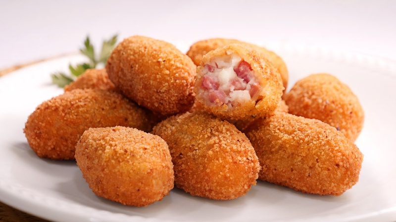 Las deliciosas croquetas de jamón