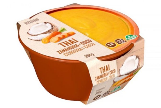 Crema thai de zanahoria y coco