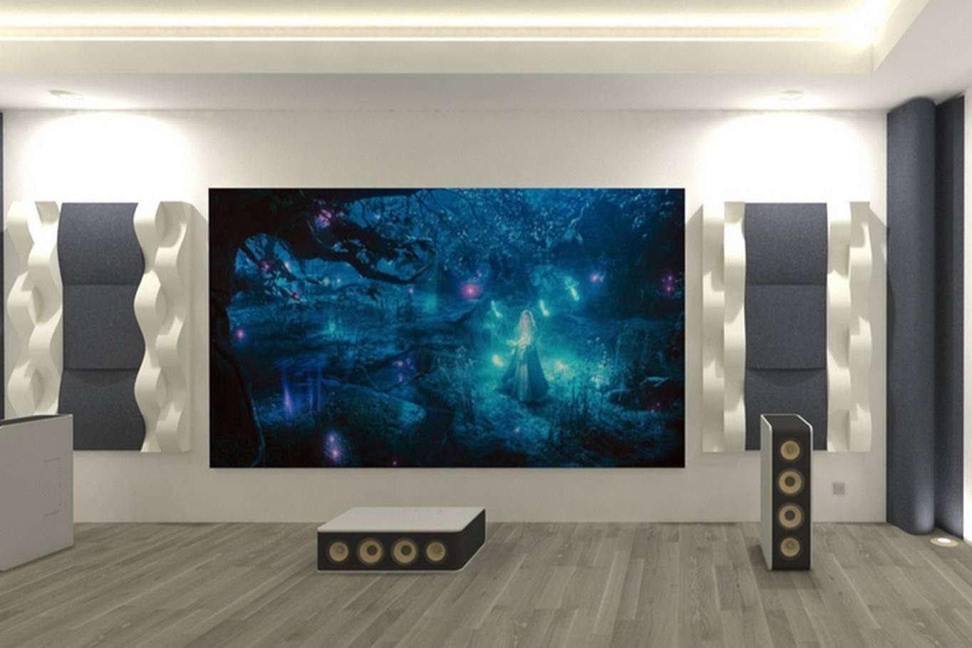 Acústica Decorativa permite tener un cine en casa con una calidad de sonido increíble