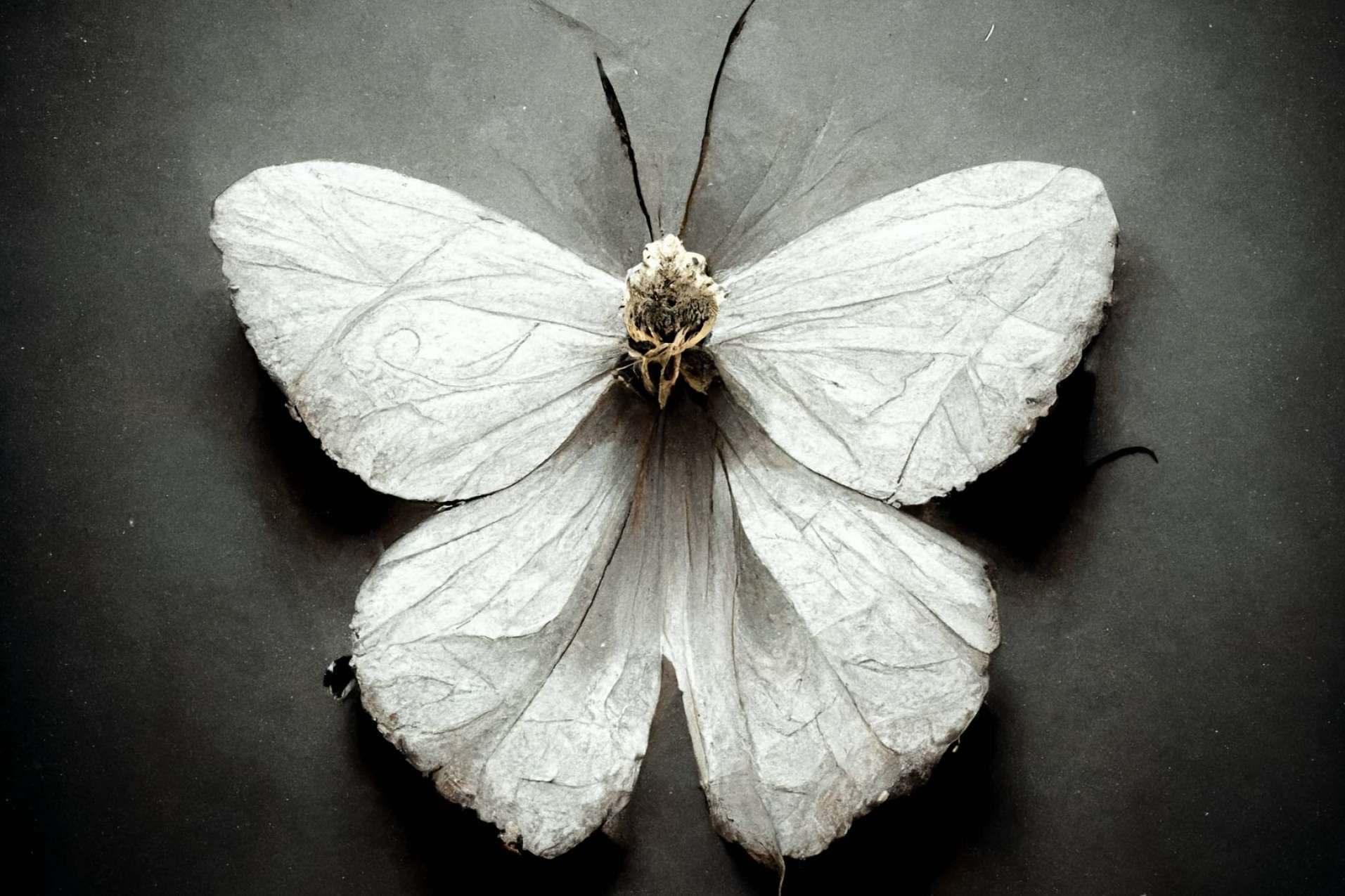 La muerte transformada de las mariposas representada en la obra ‘Transformación’ de Antonio Sánchez Castro