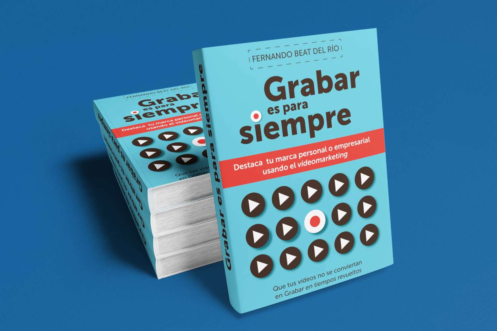 En distintas plataformas, el libro de videomarketing, ‘Grabar es para siempre’, se ha posicionado entre los más vendidos
