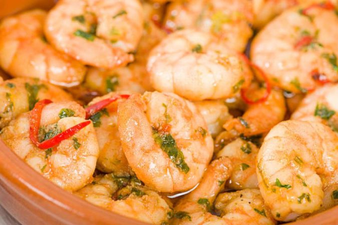 Origen de las gambas al ajillo