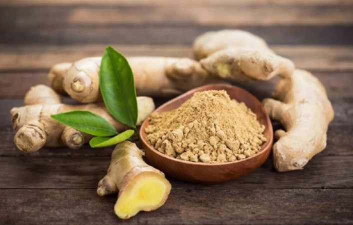 Datos nutricionales del jengibre