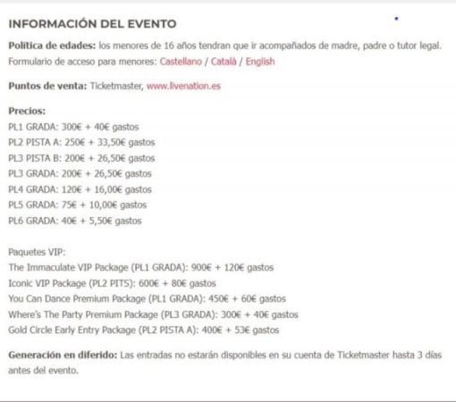precios madonna sin platinum 4 1200x757 1 Merca2.es