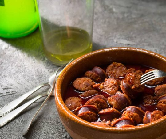 ¿Para qué ocasión se recomienza el chorizo a la sidra?