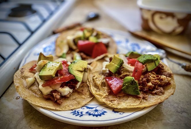 Para la cocción de la carne de los tacos