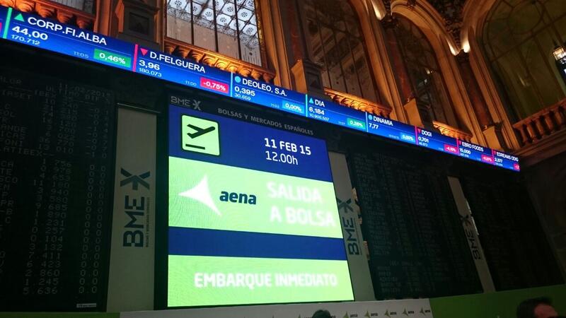 Aena se dispara en Bolsa más de un 6% tras conocerse que deja atrás pérdidas y recupera dividendo