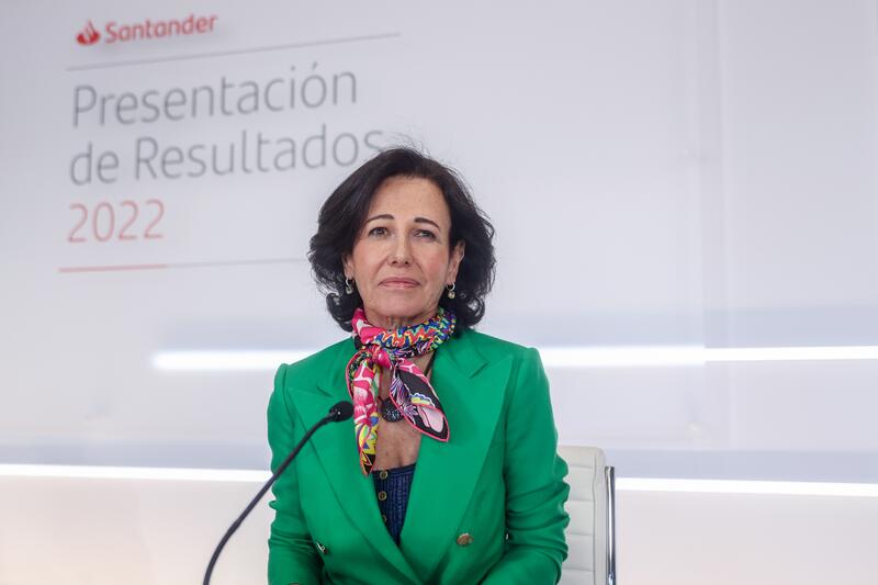 Santander mejorará la retribución al accionista del 40% al 50% del beneficio entre 2023 y 2025
