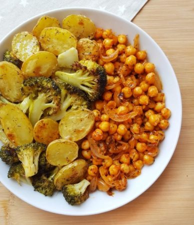 Acompañamiento para los garbanzos fritos