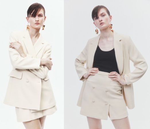 Americana y falda corta de H&M
