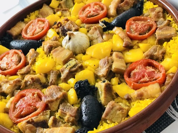 Ingredientes del arroz al horno de Berasategui