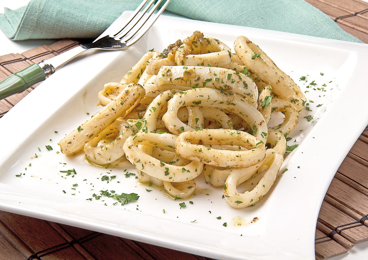 Cómo hacer unos calamares al ajillo de matrícula en freidora de aire 
