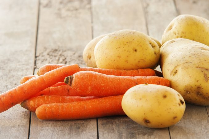 Ingredientes para el puré de zanahorias de Arguiñano