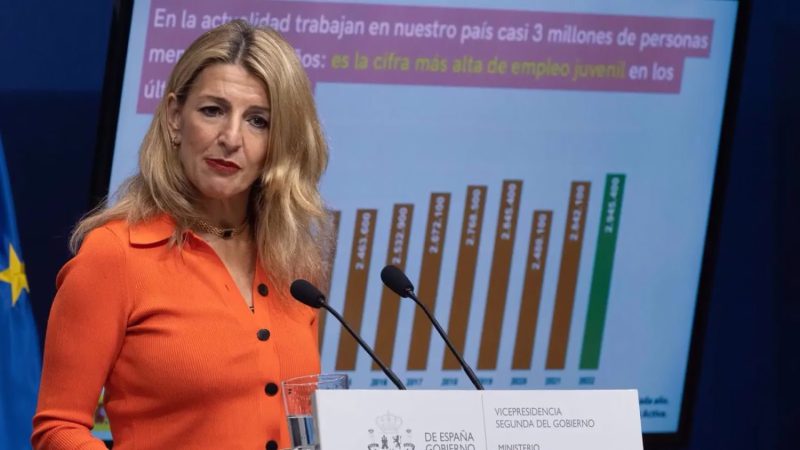 La ministra de Trabajo y Economia Social Yolanda Diaz Merca2.es