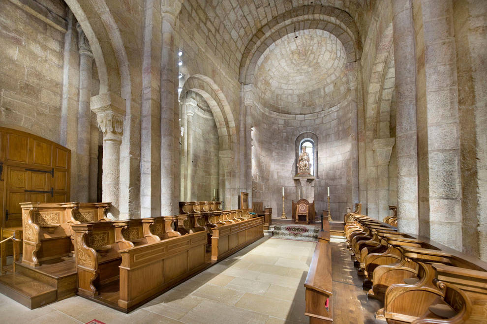 Monasterio de Leyre, una mezcla de estilos arquitectónicos