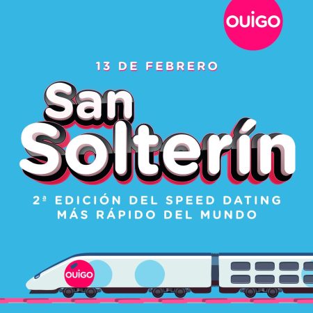 Ouigo se inventa un Tinder sobre ruedas por San Valentín 1 Merca2.es OUIGO SAN SOLTERIN Merca2.es