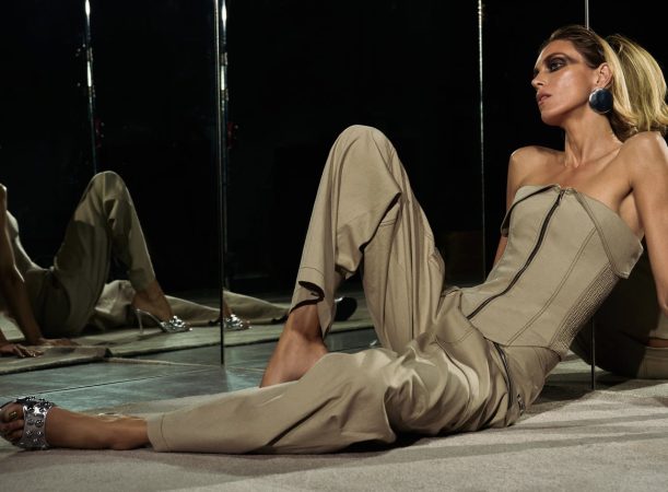Pantalón de cremalleras y pespuntes de Zara