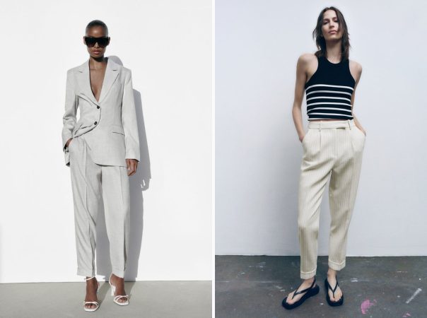 Pantalones bajos de Zara