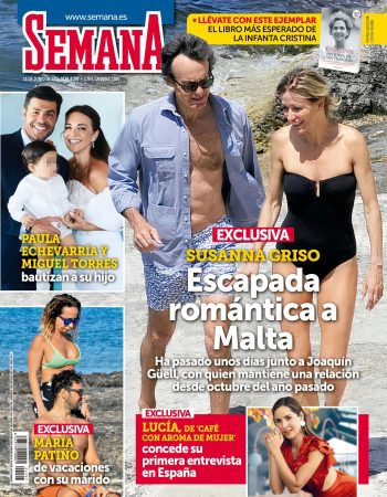 Portada de Semana con el idilio entre Susanna Griso y Joaquín Güell