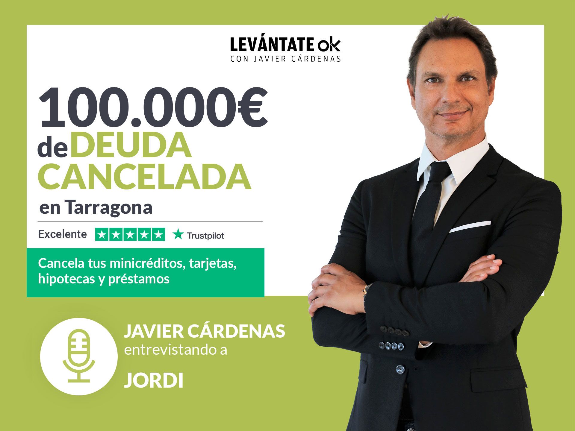 Cárdenas habla con una persona de Tarragona (Catalunya) sin deudas gracias a Repara tu Deuda Abogados 1 Merca2.es REPARA minBEPI Cardenas Jordi Merca2.es