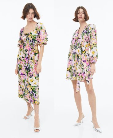Vestidos florales de H&M