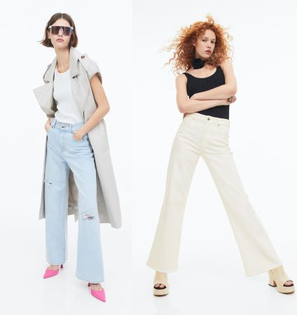 Wide high jeans de H&M