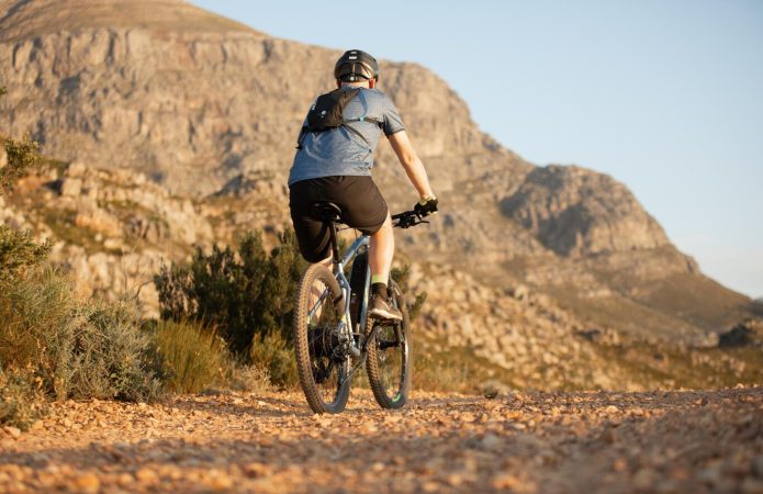 Bicicleta eléctrica de montaña Ebike 27,5" aluminio Rockrider ST 100 azul