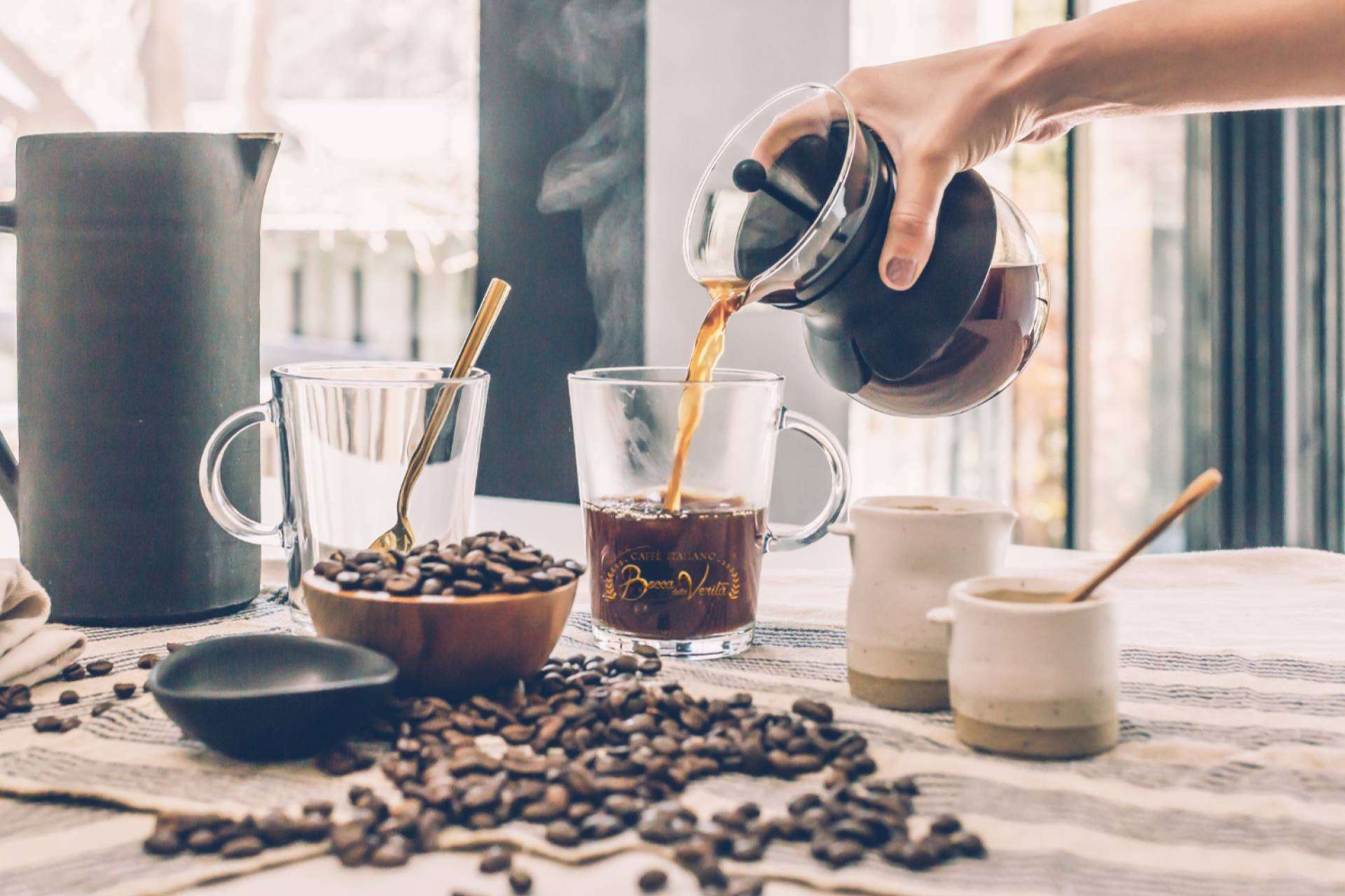 Café Italiano Bocca della Verità explica los diferentes beneficios del café