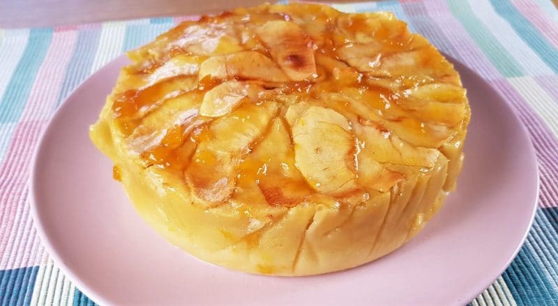 La tarta de manzana que se hace al microondas en 9 minutos