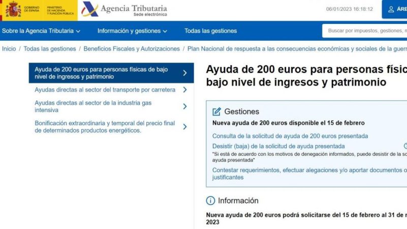 web aeat Merca2.es