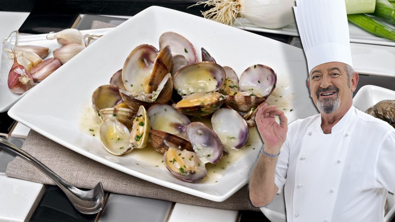 Almejas a la marinera: la receta de Arguiñano para sorprender a tus invitados en 15 minutos