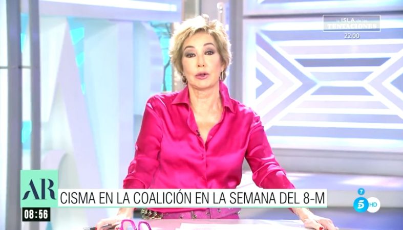 Ana Rosa critica la nueva ley de paridad Merca2.es